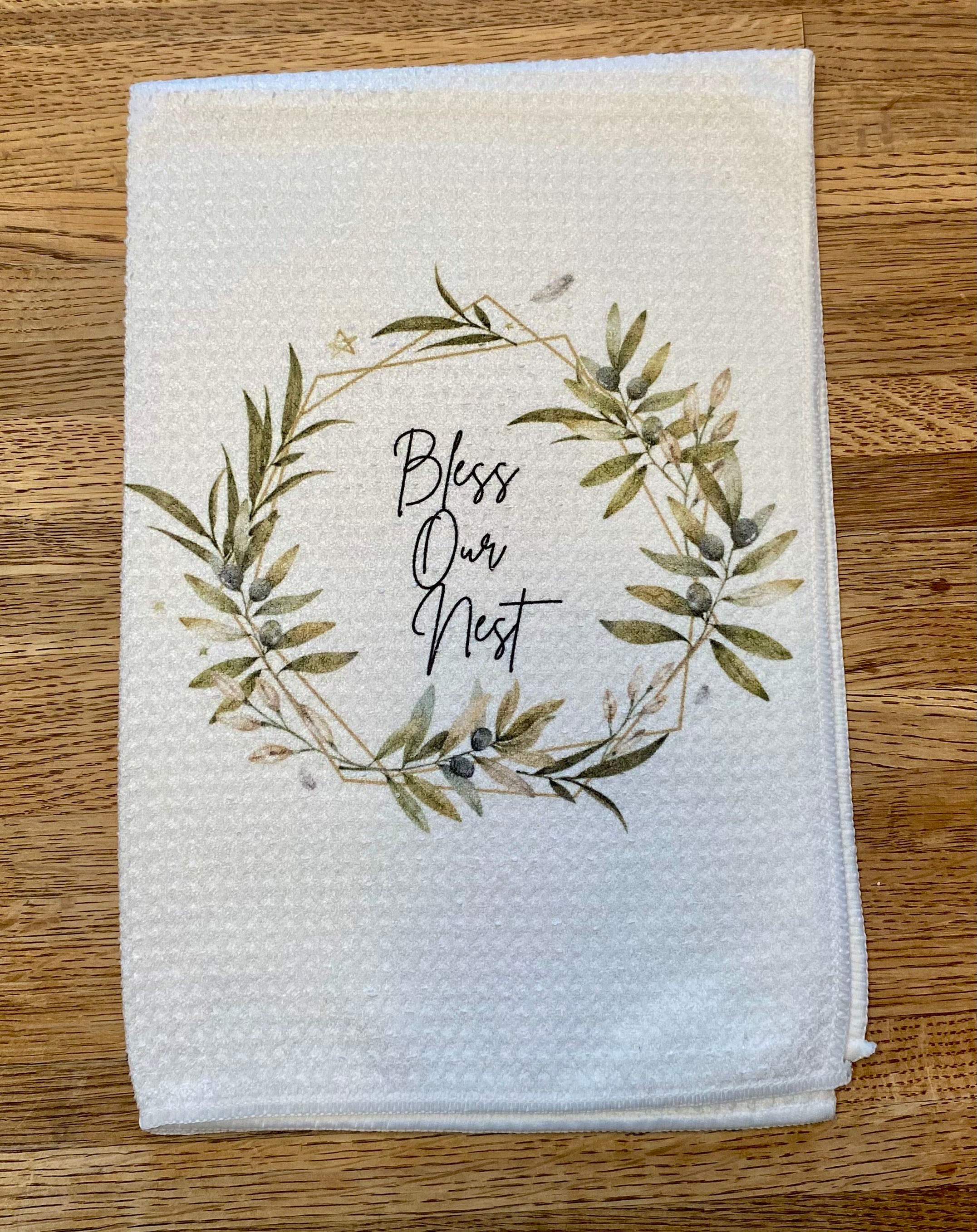 Bless Our Nest Tea Towel